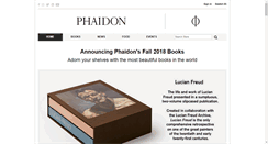Desktop Screenshot of phaidon.com