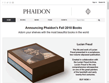 Tablet Screenshot of phaidon.com